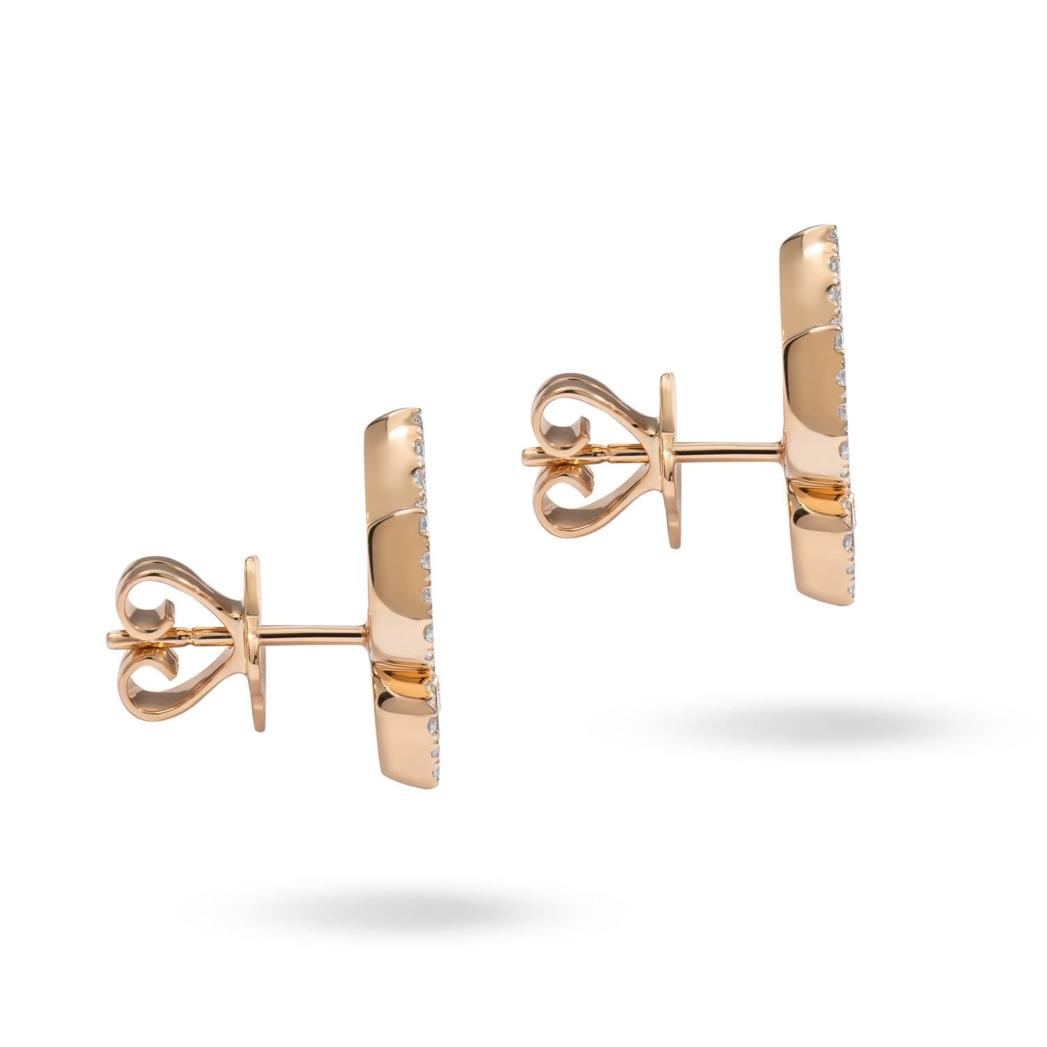 Schmetterlingsohrringe mit Perlmutt