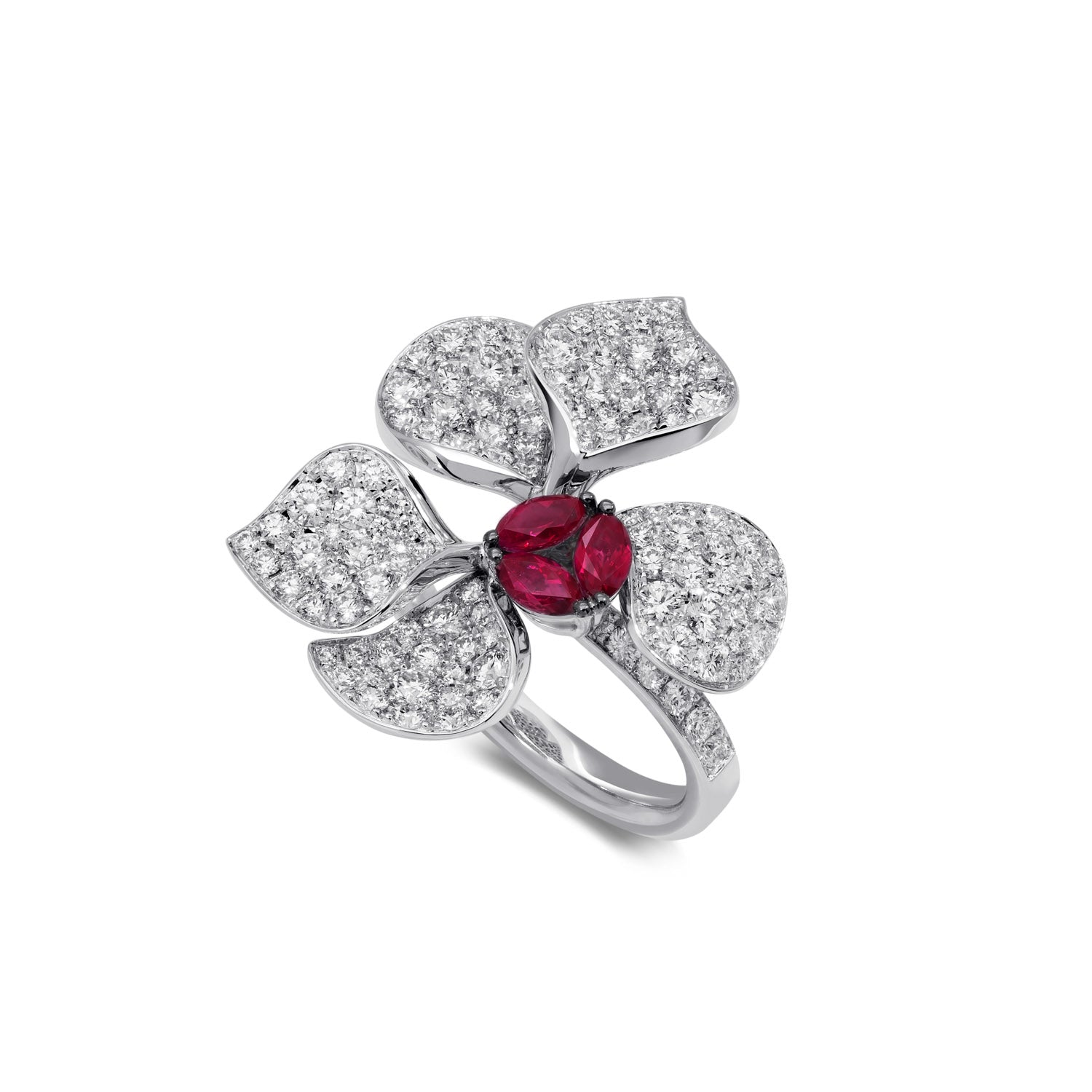 À FLEUR DE PARIS Rubin Ring