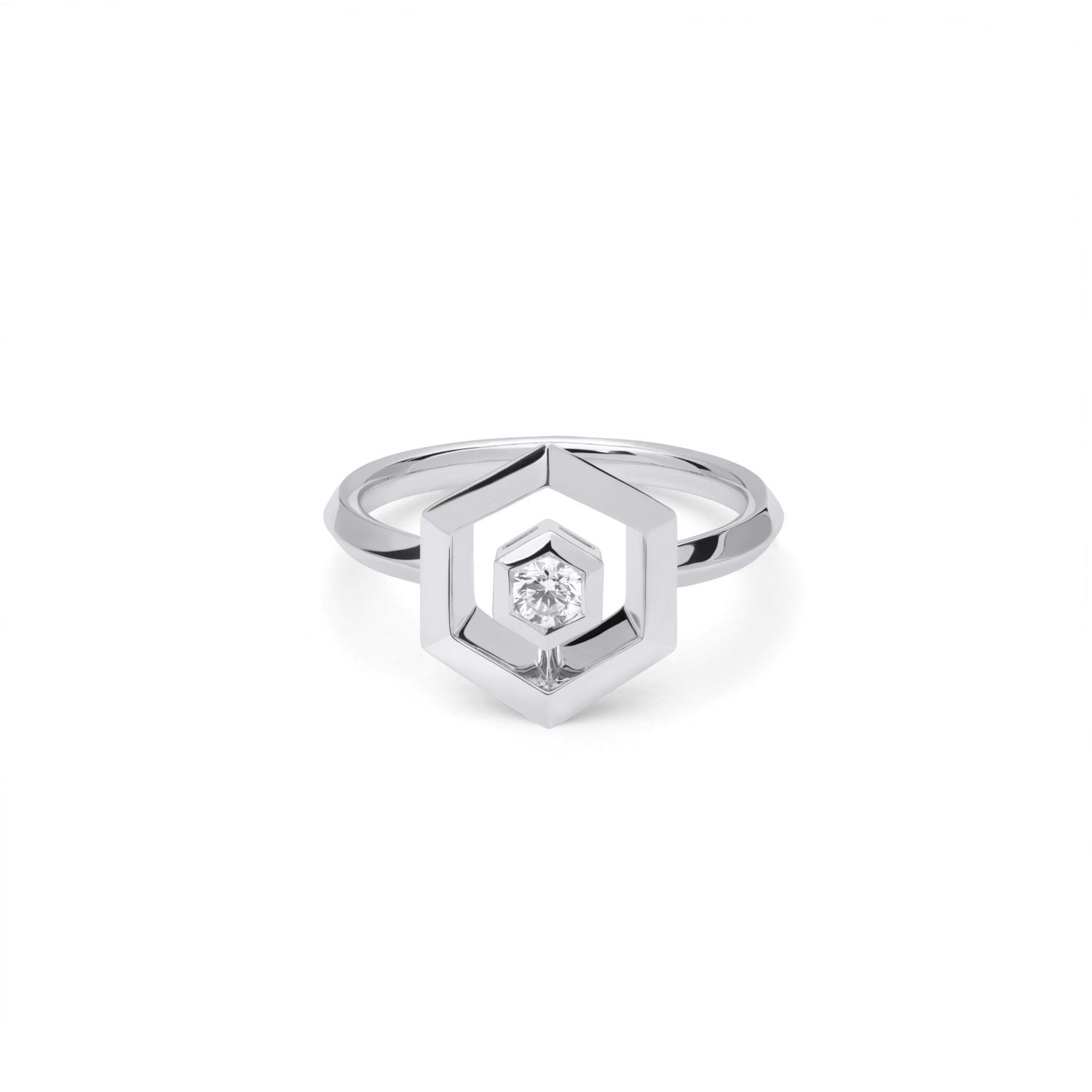 Diamant Halo Ring