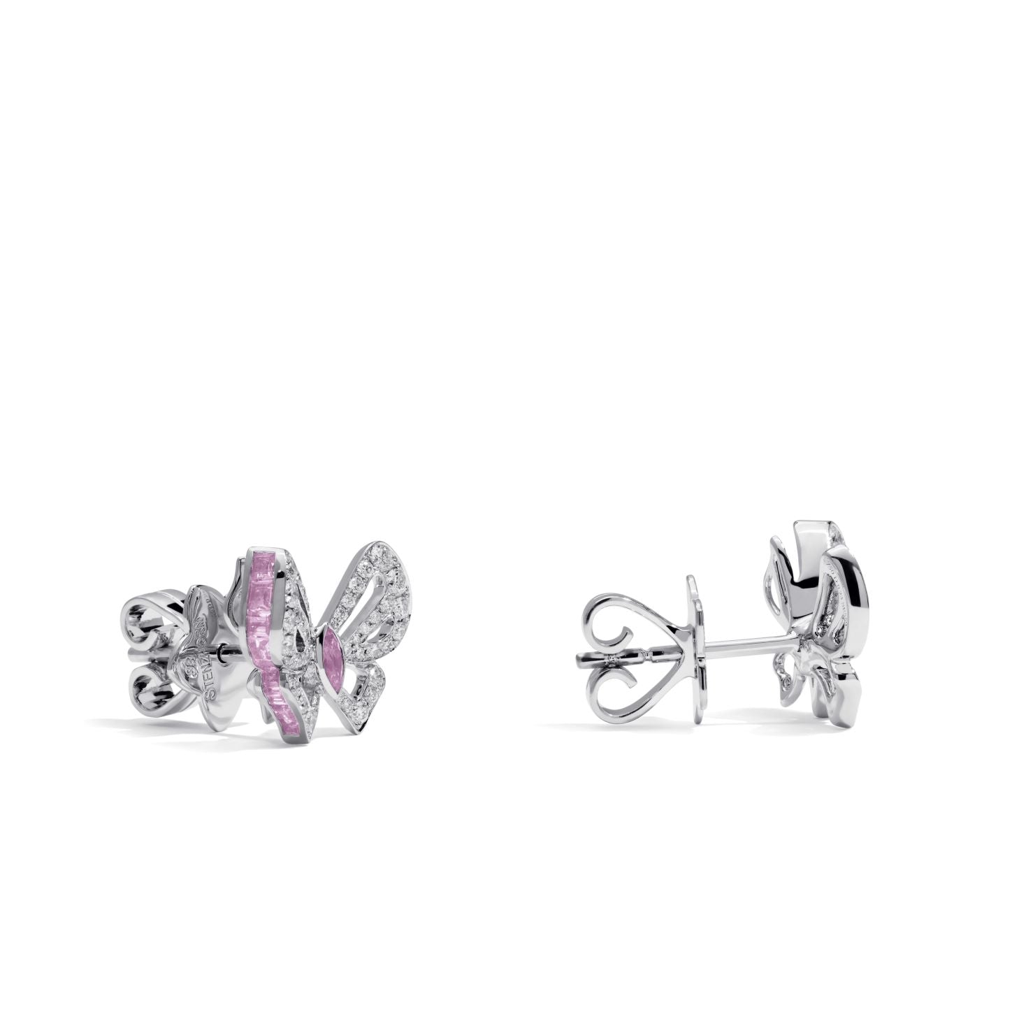 MADEMOISELLE B. Pink Sapphire Earrings