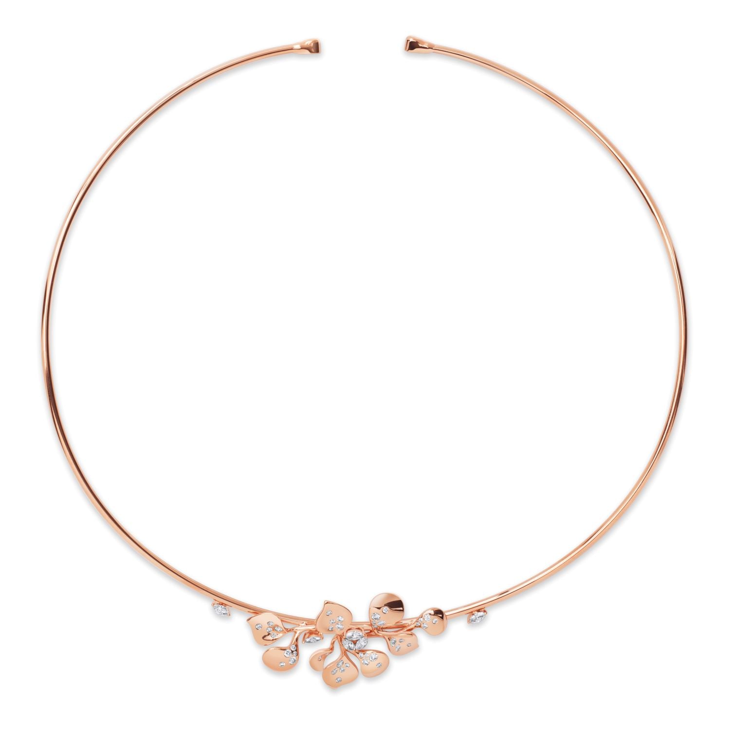 Choker mit Diamanttropfen